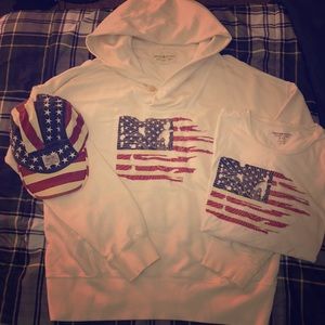 Ralph Lauren Denim&Supply hoodie, tee, and hat set